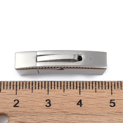 Non-Tarnish 316 Stainless Steel Bayonet Clasps STAS-K282-08C-P-1