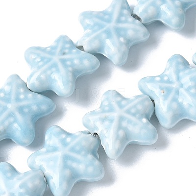 Ocean Series Handmade Porcelain Beads PORC-R002-05-09-1
