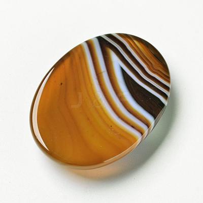 Natural Striped Agate/Banded Agate Cabochons G-F296-02-30x40mm-1