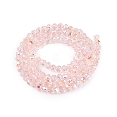 Electroplate Glass Beads Strands EGLA-A044-T3mm-L22-1