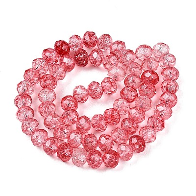 Transparent Glass Beads Strands X-GLAA-T023-6mm-A13-1