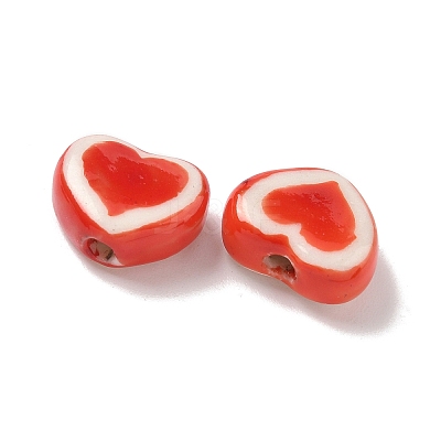 Handmade Porcelain Beads X-PORC-P031-03B-1
