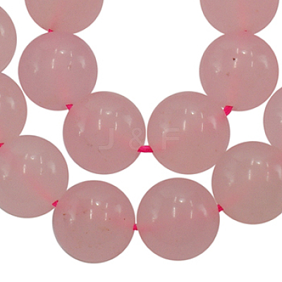 Dyed Natural White Jade Beads Strands JBR7-8mm-1