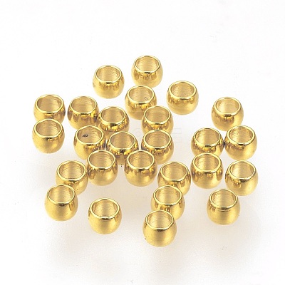 316 Surgical Stainless Steel Crimp Beads LS-STAS-F117-03G-1