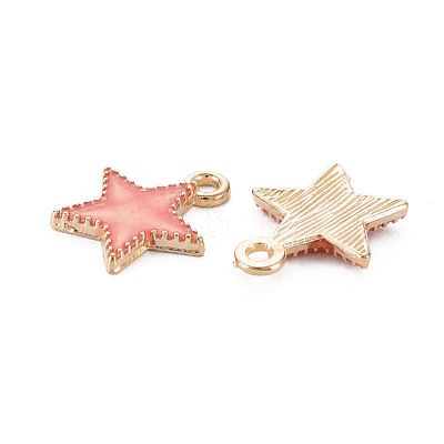 Alloy Enamel Charms ENAM-S121-024B-1