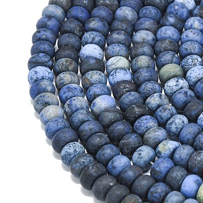 Natural Dumortierite Beads Strands G-P575-A03-8x5mm-1