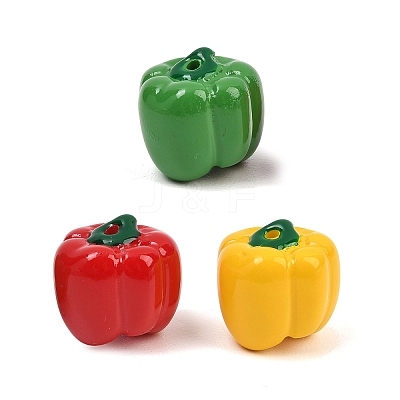 Opaque Resin Imitation Vegetable Beads RE-CBAC4C7-01-1