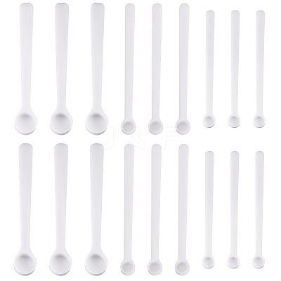 30Pcs 3 Styles Plastic Spoons AJEW-TA0001-89-1