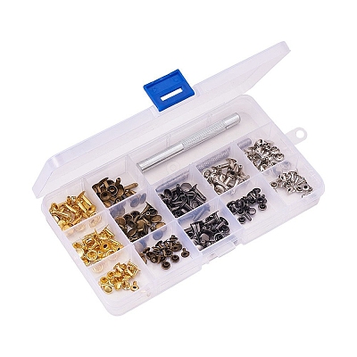 Vintage Iron Garment Snap Buttons & Tools Kits LS-BUTT-WH0001-05-1