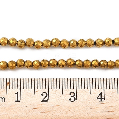 Electroplate Synthetic Magnetic Hematite Beads Strands G-A263-B01-02A-1