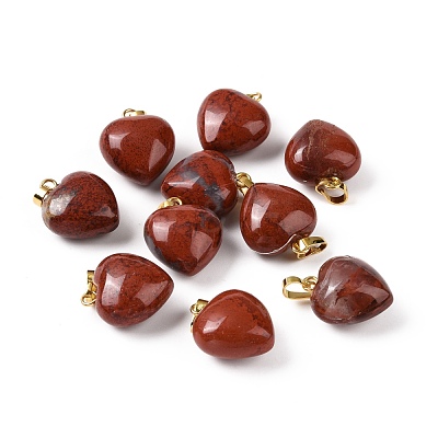 Natural Red Jasper Pendants G-I311-A25-G-1