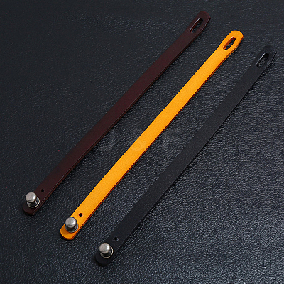 1Pc Punk Retro Ethnic Style Handmade Leather Bracelet Couple Literary Hand Strap Men BJEW-CL0001-02C-1