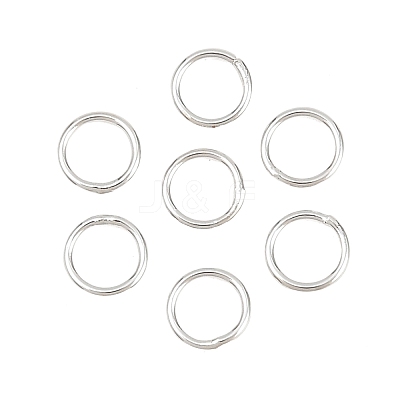 Brass Closed Jump Rings KK-D257-01P-05-1