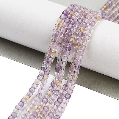 Natural Ametrine Beads Strands G-H042-B40-01-1