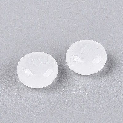 Baking Paint Imitation Jade Glass Beads GL-N006-01B-13-1