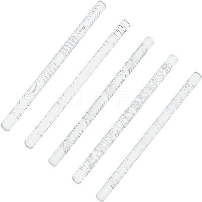 5Pcs 1 Style Acrylic Rolling Pin DIY-PH0003-40-1