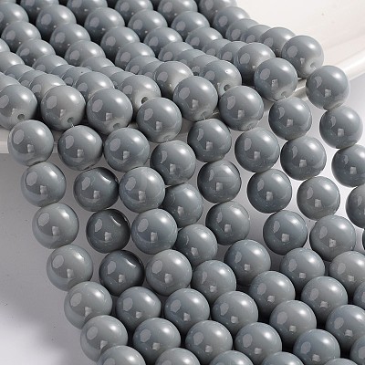 Painted Glass Bead Strands DGLA-S071-10mm-10-1