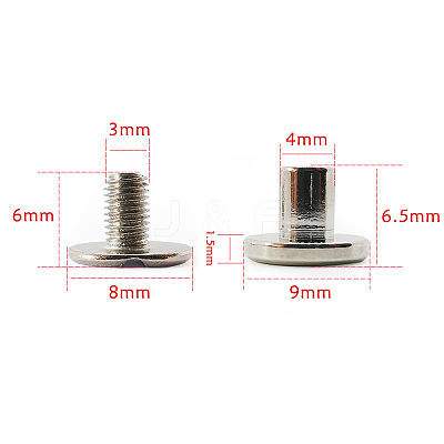 Brass Rivets OFST-PW0003-20B-P-1