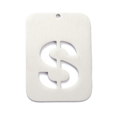 Non-Tarnish 304 Stainless Steel Pendants STAS-K216-49S-P-1