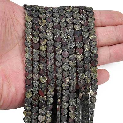 Natural Dragon Blood Beads Strands G-A272-A02-01-1
