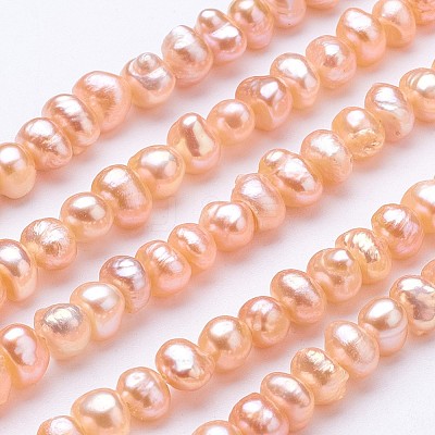 Natural Cultured Freshwater Pearl Beads Strands PEAR-F004-25-01-1