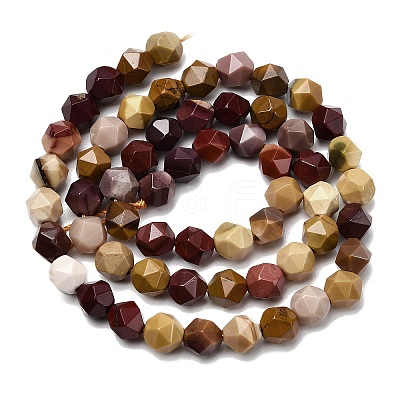 Natural Mookaite Beads Strands G-Z119-A07-01A-1