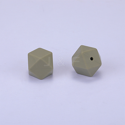 Hexagonal Silicone Focal Beads LS-SI-JX0020A-113-1