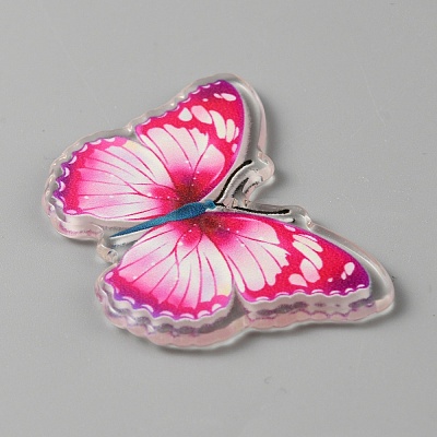 Printed Acrylic Pendants OACR-WH0028-22F-1