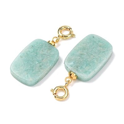 Natural Amazonite Pendant Decorations G-G461-01G-08-1