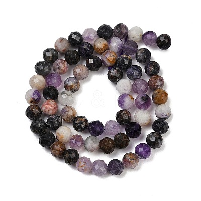 Natural Fluorite Beads Strands G-RM2025-A36-6mm-1