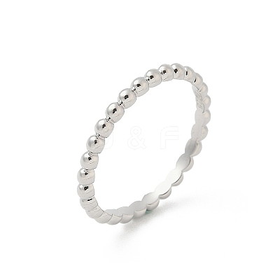 925 Streling Silver Plain Band Rings RJEW-P164-01B-P-1