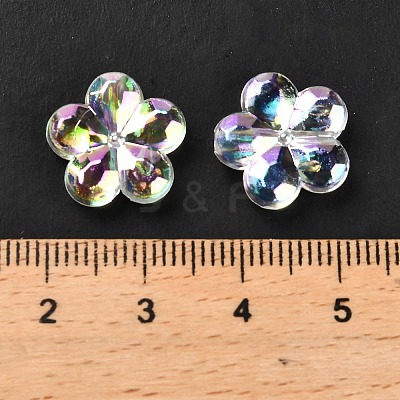 Transaparent Acrylic Beads PACR-H004-01A-1