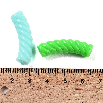 Opaque Acrylic Beads X-OACR-A016-03-1