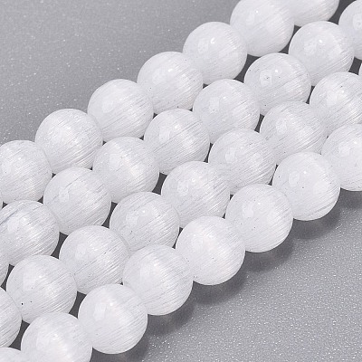 Glass Imitation Cat Eye Beads Strands GLAA-N074-03A-10-1