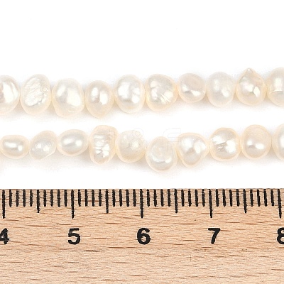 Natural Cultured Freshwater Pearl Beads Strands PEAR-P064-19D-08A-1