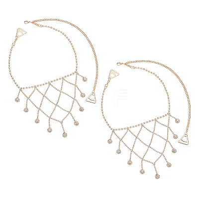 Iron Rhinestone Sexy Shoulder Bra Body Chain FIND-FH0008-14G-1