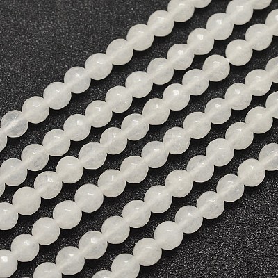Natural Malaysia Jade Bead Strands G-A147-6mm-A04-1
