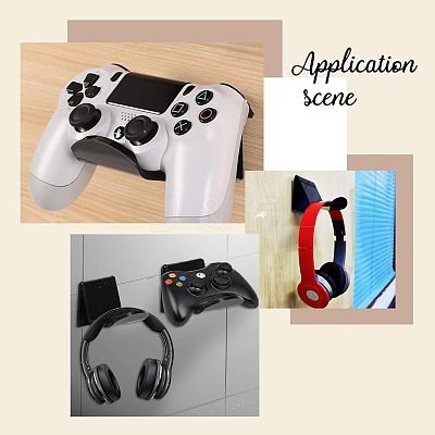 Arrylic Earphone Display Stands Set ODIS-WH0021-08-1