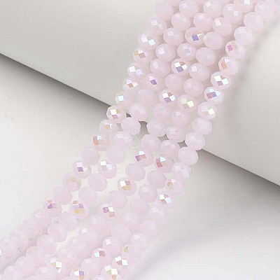 Electroplate Glass Beads Strands LS-EGLA-A034-J6mm-L05-1