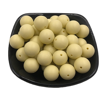 Silicone Beads SIL-WH0003-01A-14-1