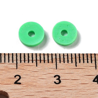 Handmade Polymer Clay Beads CLAY-R067-6.0mm-A06-1