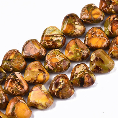 Natural Imperial Jasper Beads Strands G-S366-065A-1