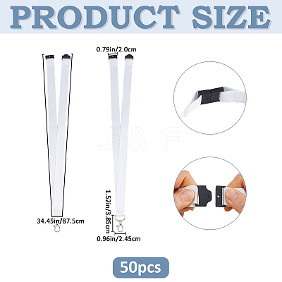 Polyester Mobile Straps FIND-WH0139-969A-1
