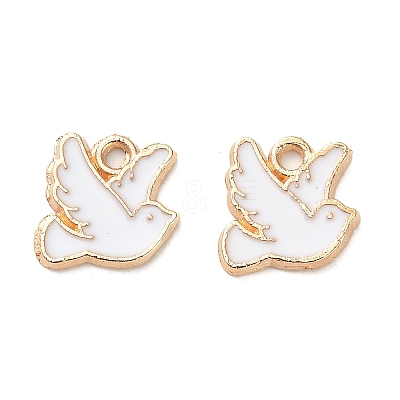 Alloy Enamel Charms ENAM-B062-04KCG-1