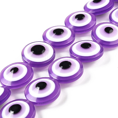 Resin Imitation Lampwork Beads Strands RESI-F032-01C-1