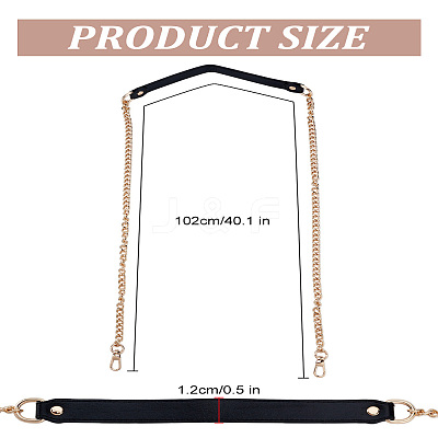 1Pc Imitation Leather Crossbody Long Purse Straps FIND-LP0004-54B-1