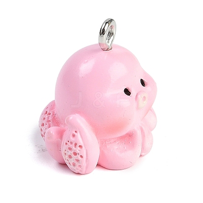 Cute Opaque Resin Pendants RESI-R458-05A-1