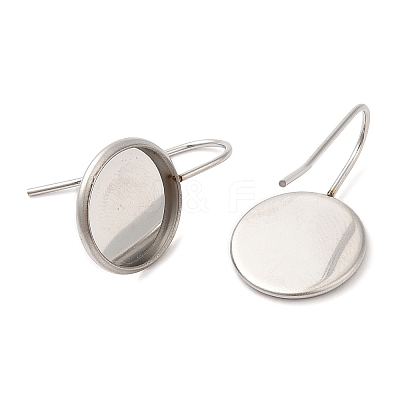 Non-Tarnish 304 Stainless Steel Earring Hooks STAS-R123-16C-P-1