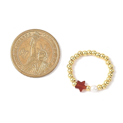 Gemstone Finger Rings RJEW-JR00959-1