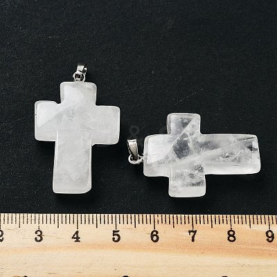 Natural Quartz Crystal Pendants G-A231-02B-1